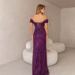 Vestido Longo Elirae Roxo