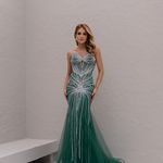 Vestido Longo Alenis Verde Esmeralda