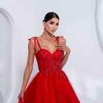 Vestido Curto Sulamita Vemelho