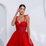 Vestido Curto Sulamita Vemelho