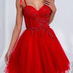 Vestido Curto Sulamita Vemelho