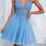 Vestido Curto Havenna Azul Serenity