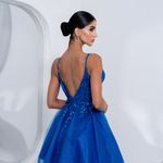 Vestido Curto Iranaí  Azul Royal
