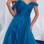Vestido Longo Lys Turquesa