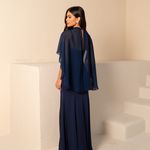 Vestido Midi Alessia Azul Marinho
