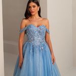 Vestido Longo Elara Azul 