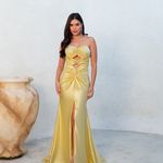 Vestido Longo Estelle  Amarelo