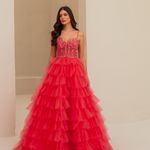 Vestido Longo  Rosalie  Coral 