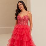 Vestido Longo  Rosalie  Coral 