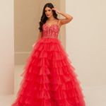 Vestido Longo  Rosalie  Coral 
