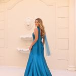 Vestido Longo Mallis Turquesa