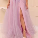 Vestido Longo Amelisse Lilas