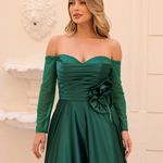 Vestido Longo Lunera Verde Esmeralda
