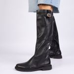Bota Montaria Preta Cano Alto