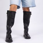 Bota Montaria Preta Cano Alto