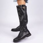 Bota Montaria Preta Cano Alto