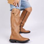 Bota Montaria Camel Cano Alto