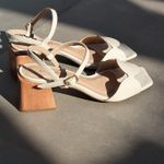 SANDÁLIA SALTO BLOCO LILLY  OFF-WHITE