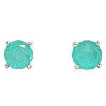Brinco Ponto de Luz  6mm - Aqua