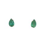 Brinco Drop Esmeralda 4x7 mm