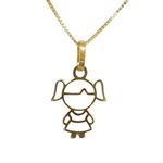 Pingente Menina Fuite
