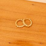 Argola Bolinhas 8 mm