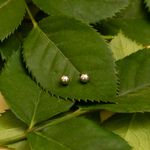Brinco Bola 2mm - Prata