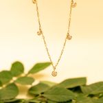 Choker 5 Cristais