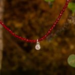 Colar Syria Cristal Vermelho
