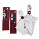 Kit Porta Talher + Porta Guardanapo- Marsala 