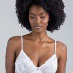 Sutiã Em Renda com Aro Raiane Branco