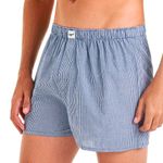 Cueca Samba Canção Classic Xadrez Marinho