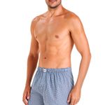 Cueca Samba Canção Classic Xadrez Marinho