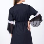 Conjunto Amamentação Isadora Preto e Branco- Laura Duncan