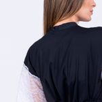 Robe Curto Isadora Preto e Branco- Laura Duncan