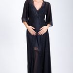 Robe Longo em Tule Isadora Preto - Laura Duncan