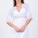 Camisola Curta com Botões Isadora Branco - Laura Duncan
