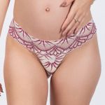 Calcinha Boneca Em Renda Bicolor Laura Duncan