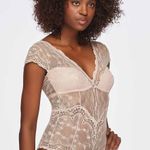 Body em Renda com Manga Pétala - Valisere