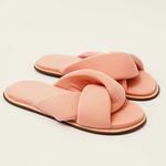 Chinelo Tiras Transpassadas Comfy Rosê