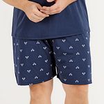 Pijama Masculino Plus Size Manga Curta Match Point