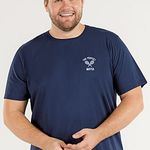 Pijama Masculino Plus Size Manga Curta Match Point