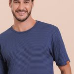 Pijama Manga Curta Masculino Navy
