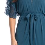 Robe Feminino Curto Com Renda Manu Colors Marinho - Daniela Tombini
