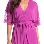 Robe Feminino Curto Com Renda Manu Colors Cereja - Daniela Tombini