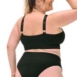 Calcinha Tanga Jacquard Plus Sem Costura