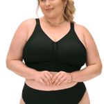 Calcinha Tanga Jacquard Plus Sem Costura