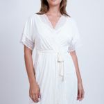 Robe curto com Renda Off White Josi