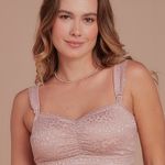 Top De Amamentação Em Renda Blush Marina