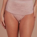Calcinha Cintura Alta Em Renda Blush Marina